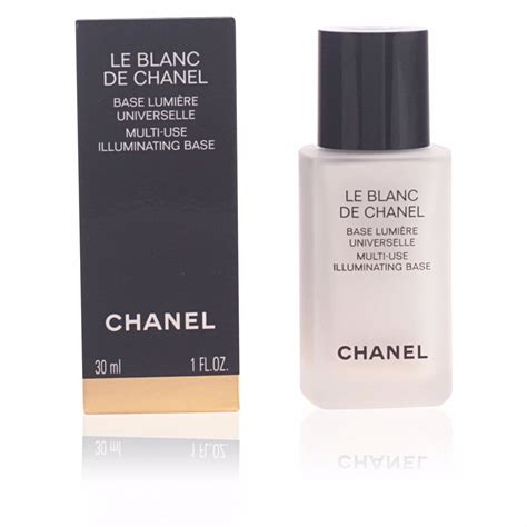 chanel base lumiere vs le blanc|le blanc chanel primer.